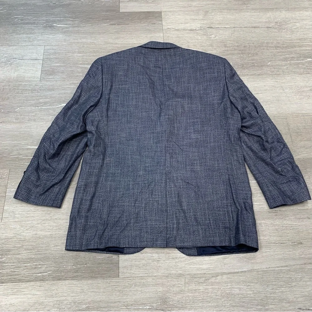 Daniel Cremieux Men's Blue Houndstooth Sport Coat